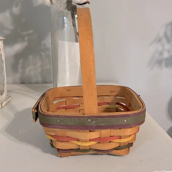 Longaberger Basket Small Handwoven Ohio USA 1998 Edition Vintage - Picture 3 of 5